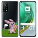 Funda Gel Transparente para Xiaomi Mi 10T / 10T Pro diseño Conejo Dibujos