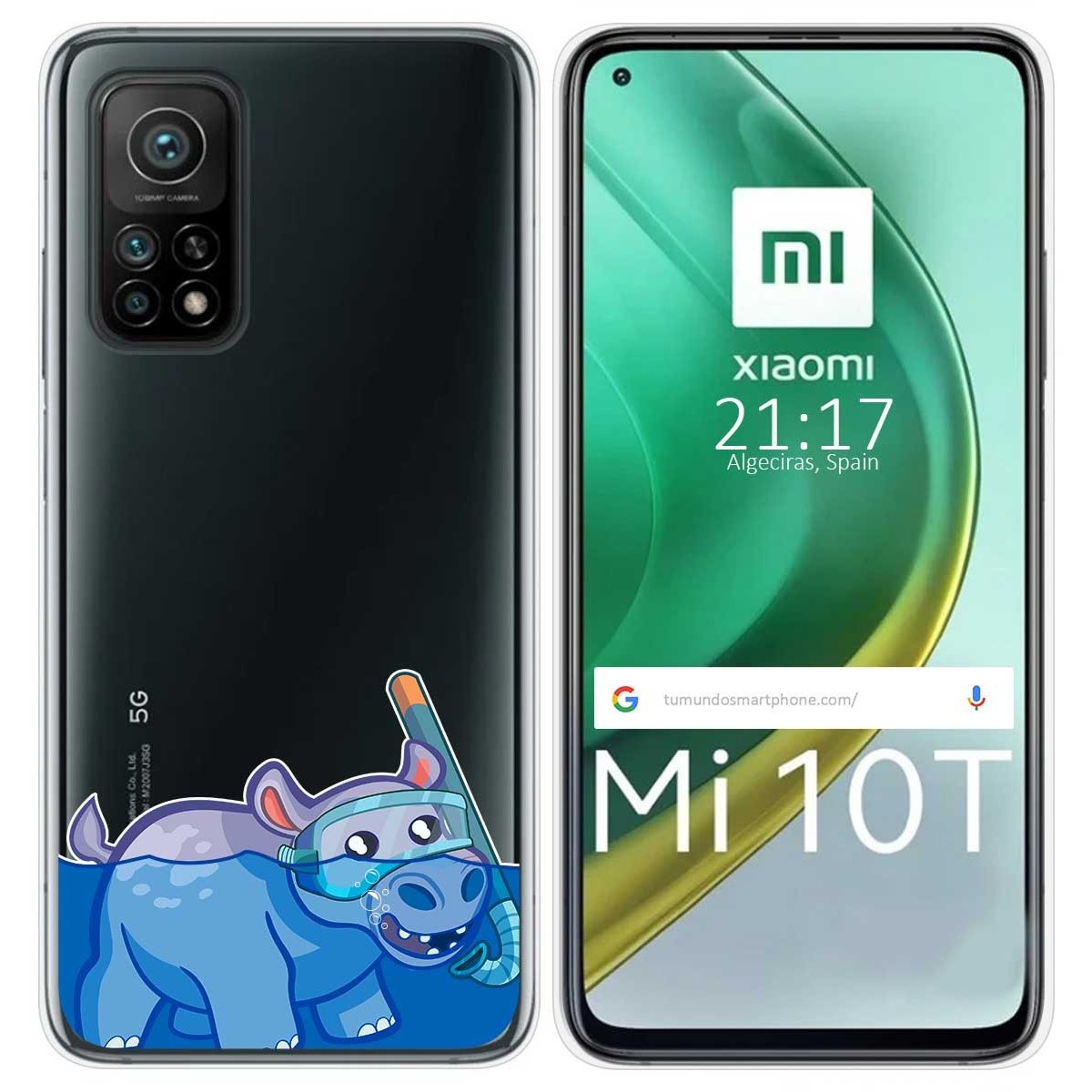 Funda Gel Transparente para Xiaomi Mi 10T / 10T Pro diseño Hipo Dibujos