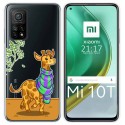 Funda Gel Transparente para Xiaomi Mi 10T / 10T Pro diseño Jirafa Dibujos