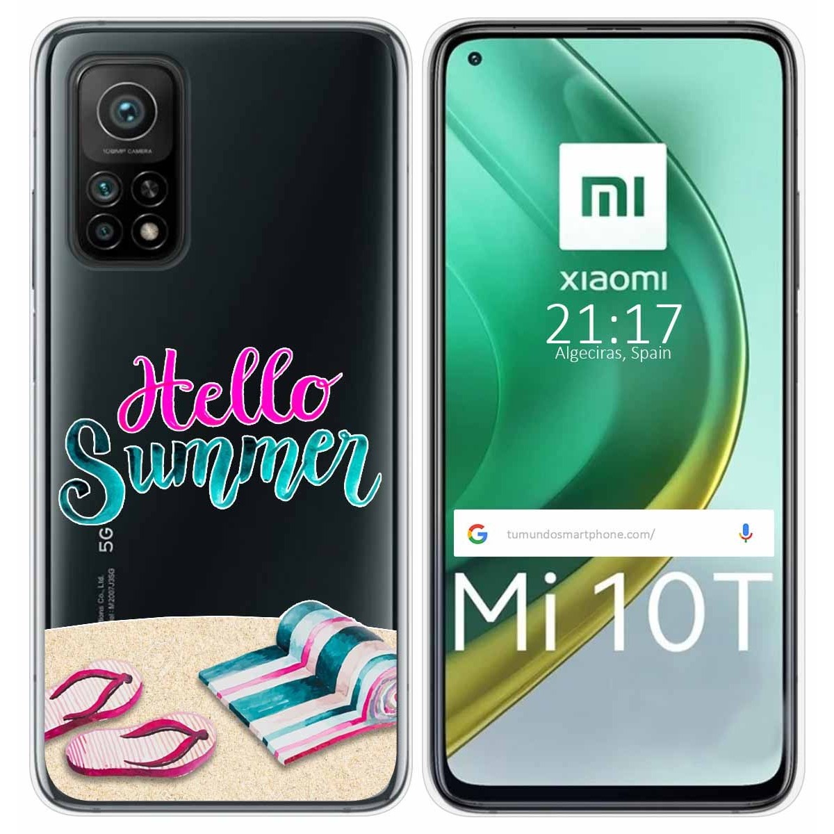 Funda Gel Transparente para Xiaomi Mi 10T / 10T Pro diseño Summer Dibujos