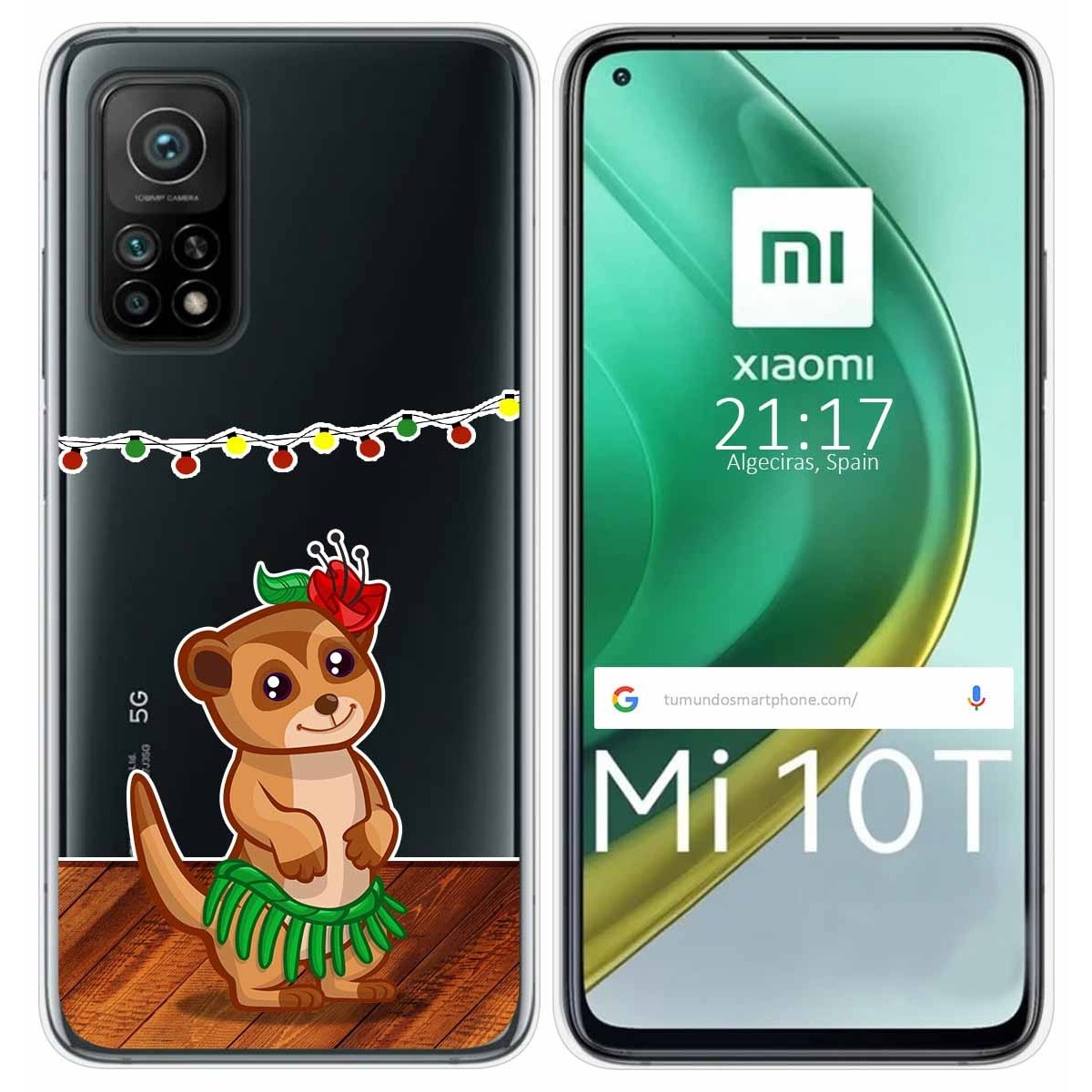 Funda Gel Transparente para Xiaomi Mi 10T / 10T Pro diseño Suricata Dibujos