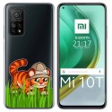 Funda Gel Transparente para Xiaomi Mi 10T / 10T Pro diseño Tigre Dibujos