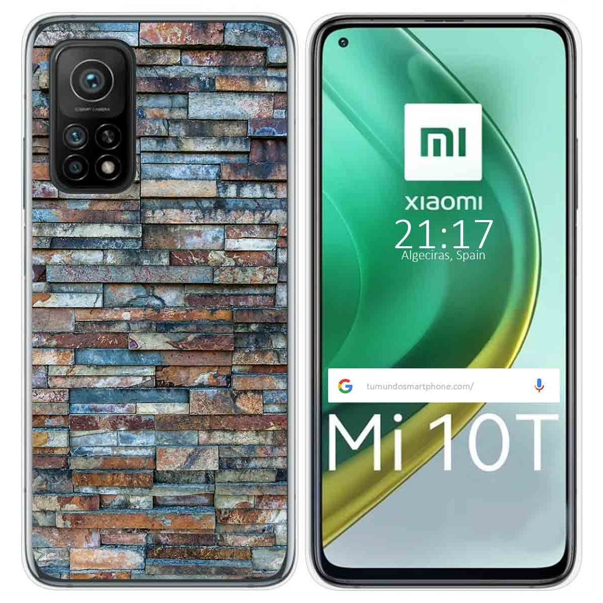 Funda Gel Tpu para Xiaomi Mi 10T / 10T Pro diseño Ladrillo 05 Dibujos