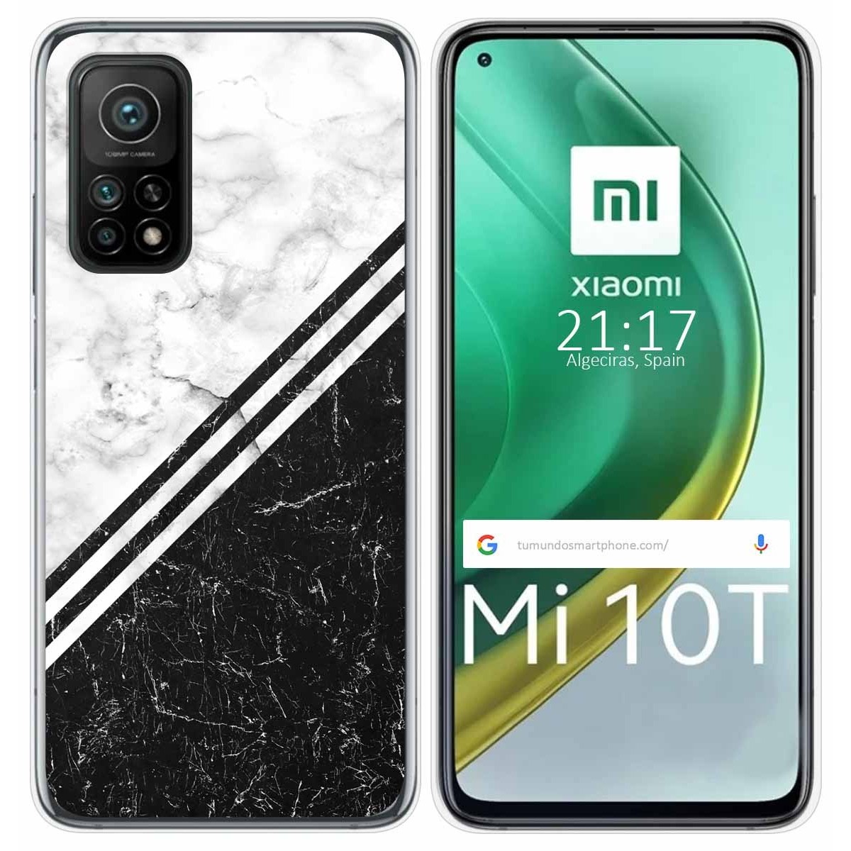 Funda Gel Tpu para Xiaomi Mi 10T / 10T Pro diseño Mármol 01 Dibujos