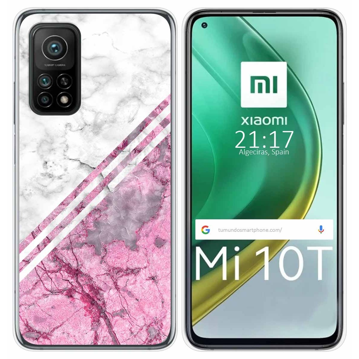 Funda Gel Tpu para Xiaomi Mi 10T / 10T Pro diseño Mármol 03 Dibujos