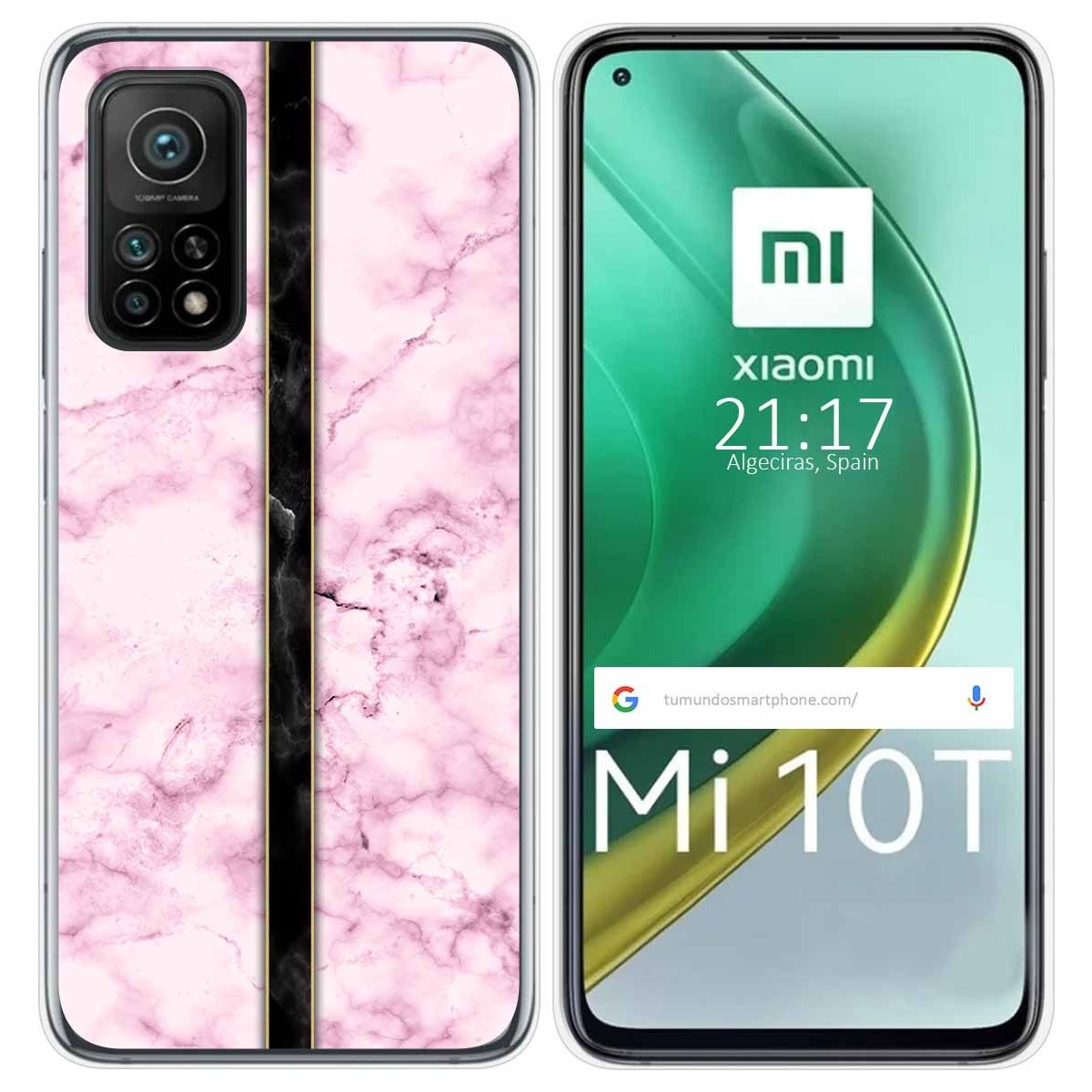 Funda Gel Tpu para Xiaomi Mi 10T / 10T Pro diseño Mármol 04 Dibujos