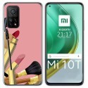 Funda Gel Tpu para Xiaomi Mi 10T / 10T Pro diseño Brochas Dibujos