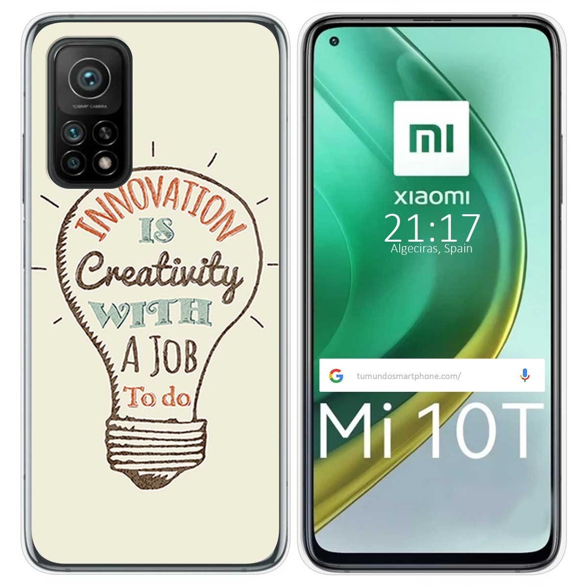 Funda Gel Tpu para Xiaomi Mi 10T / 10T Pro diseño Creativity Dibujos