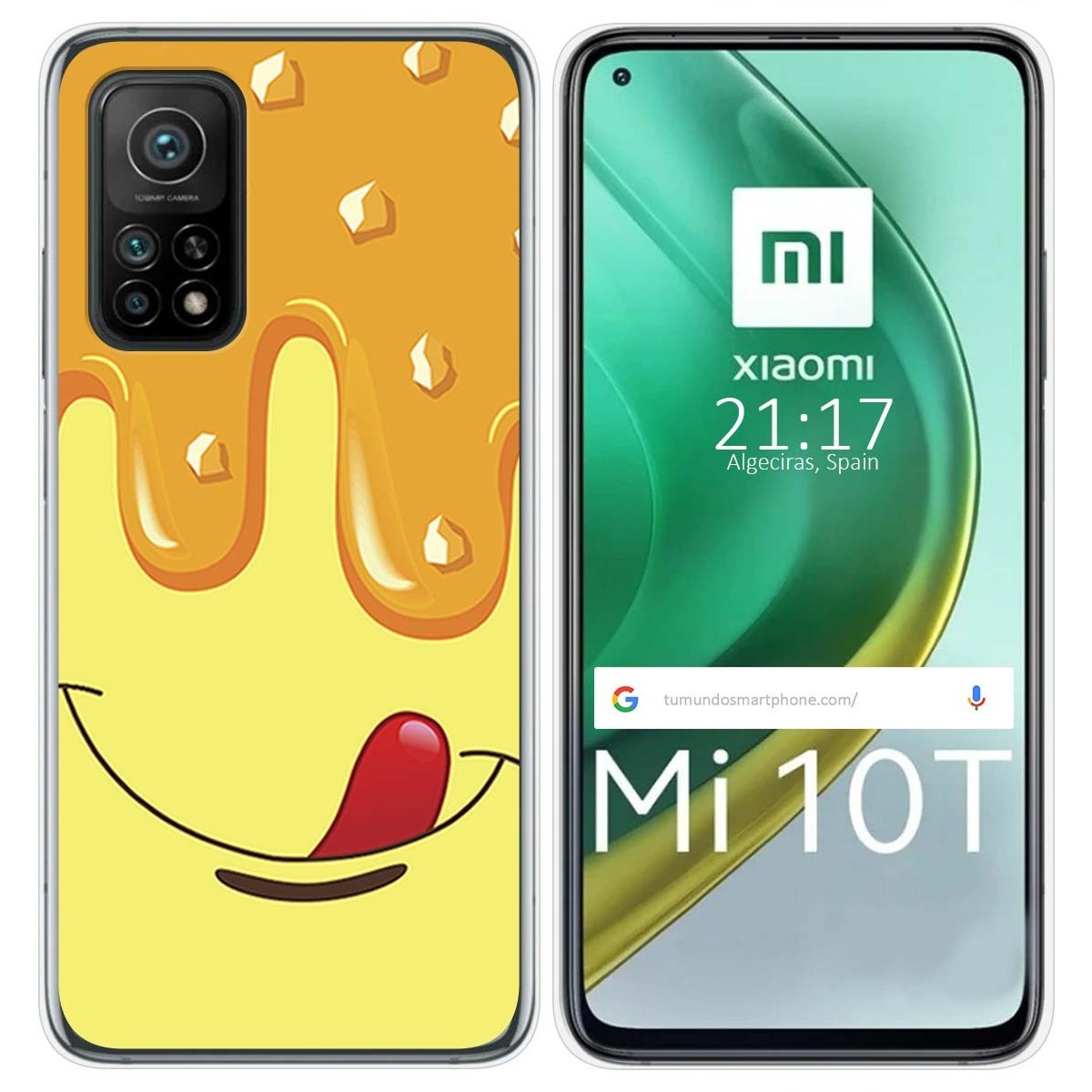 Funda Gel Tpu para Xiaomi Mi 10T / 10T Pro diseño Helado Vainilla Dibujos