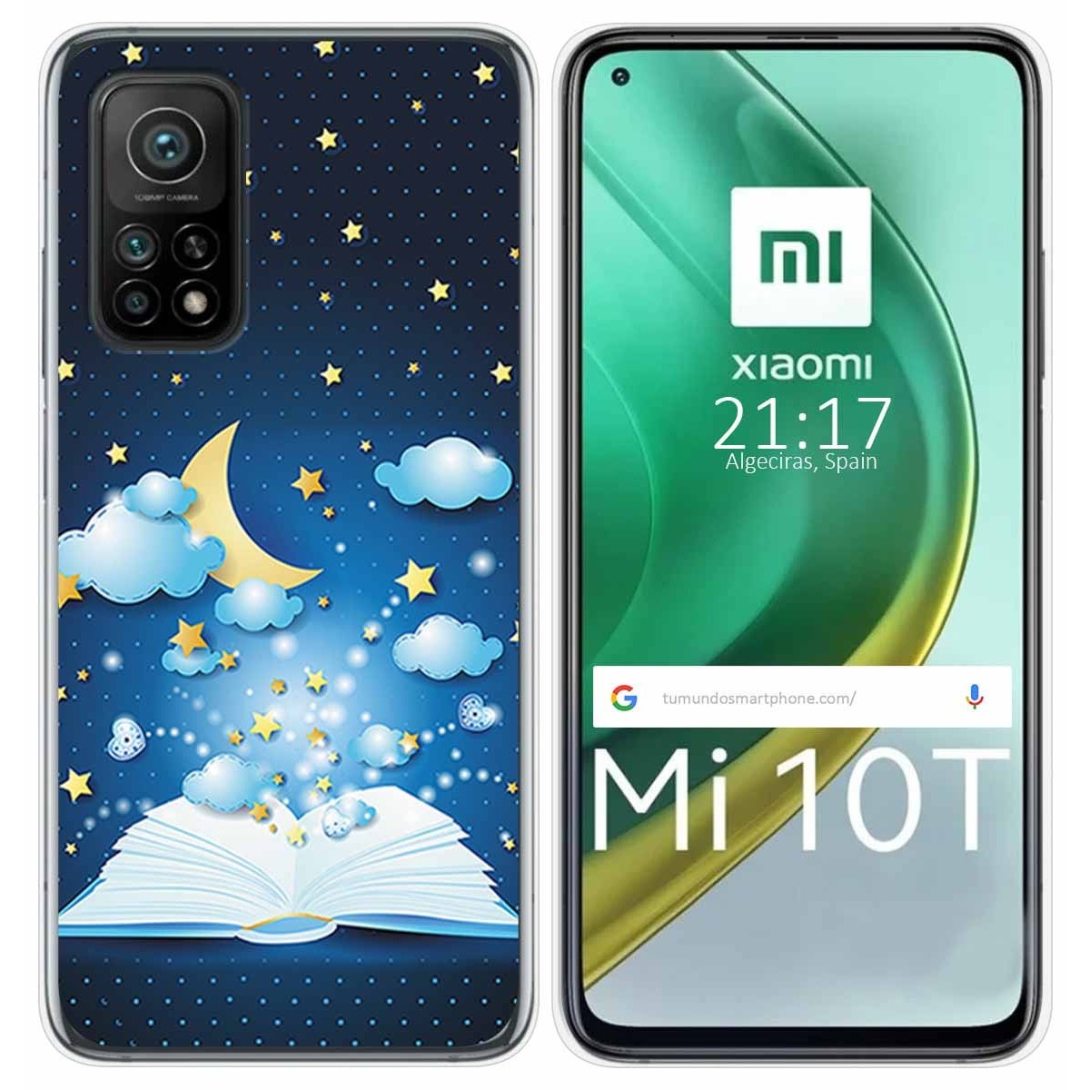 Funda Gel Tpu para Xiaomi Mi 10T / 10T Pro diseño Libro Cuentos Dibujos