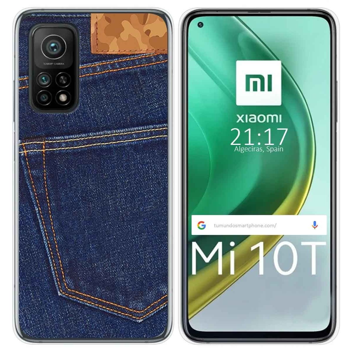 Funda Gel Tpu para Xiaomi Mi 10T / 10T Pro diseño Vaquero Dibujos