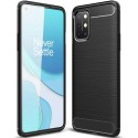 Funda Gel Tpu Tipo Carbon Negra para OnePlus 8T 5G