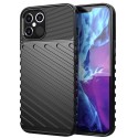 Funda Gel Flexible Thunder Armor Rugged para Iphone 12 / 12 Pro (6.1) color Negra