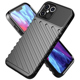 Funda Gel Flexible Thunder Armor Rugged para Iphone 12 / 12 Pro (6.1) color Negra 2