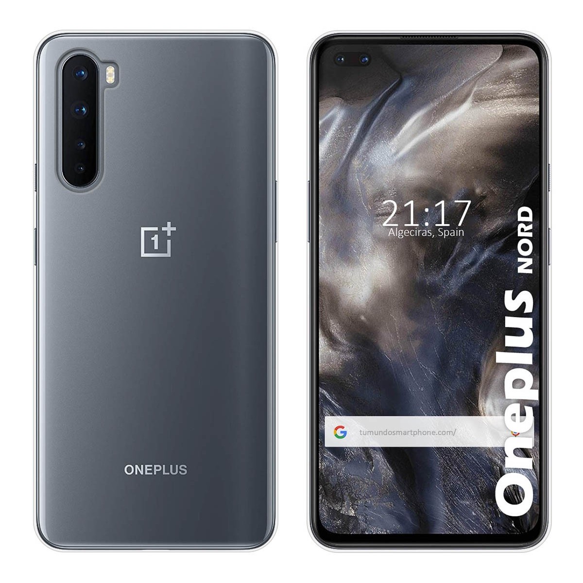 Funda Silicona Gel TPU Transparente para OnePlus Nord