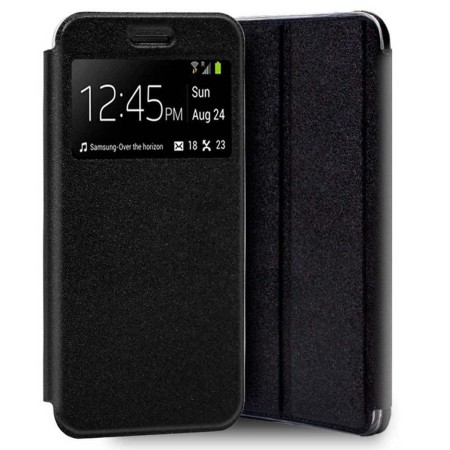 Funda Libro Soporte con Ventana para OnePlus 8T 5G Color Negra