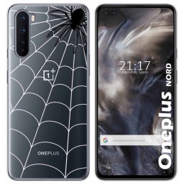 Funda Gel Transparente para OnePlus Nord diseño Araña Dibujos