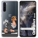 Funda Gel Transparente para OnePlus Nord diseño Avestruz Dibujos