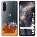 Funda Gel Transparente para OnePlus Nord diseño Bufalo Dibujos