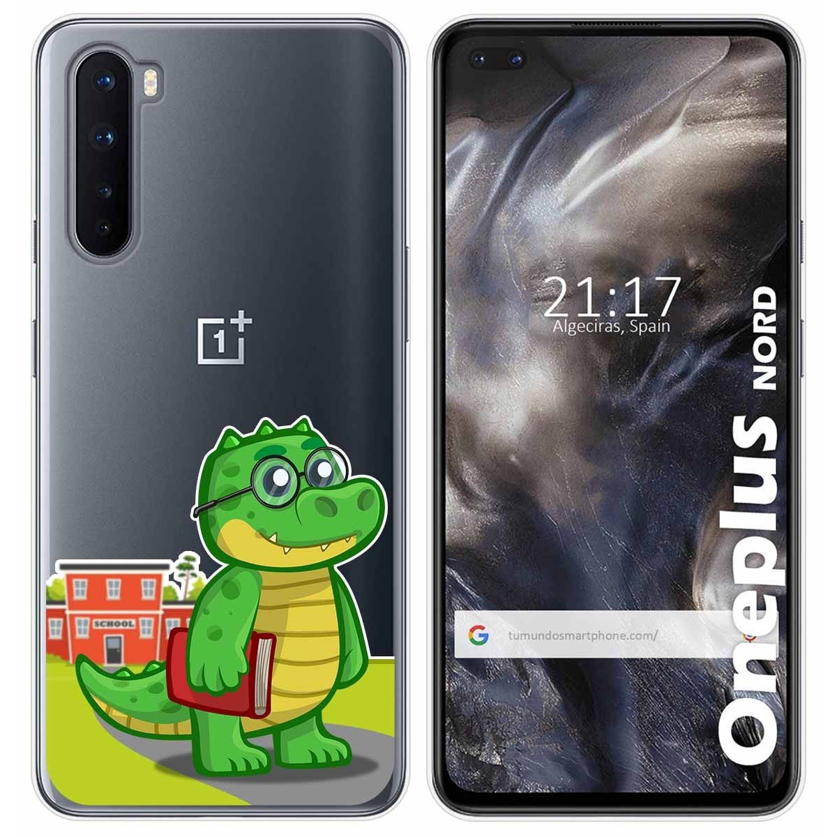 Funda Gel Transparente para OnePlus Nord diseño Coco Dibujos