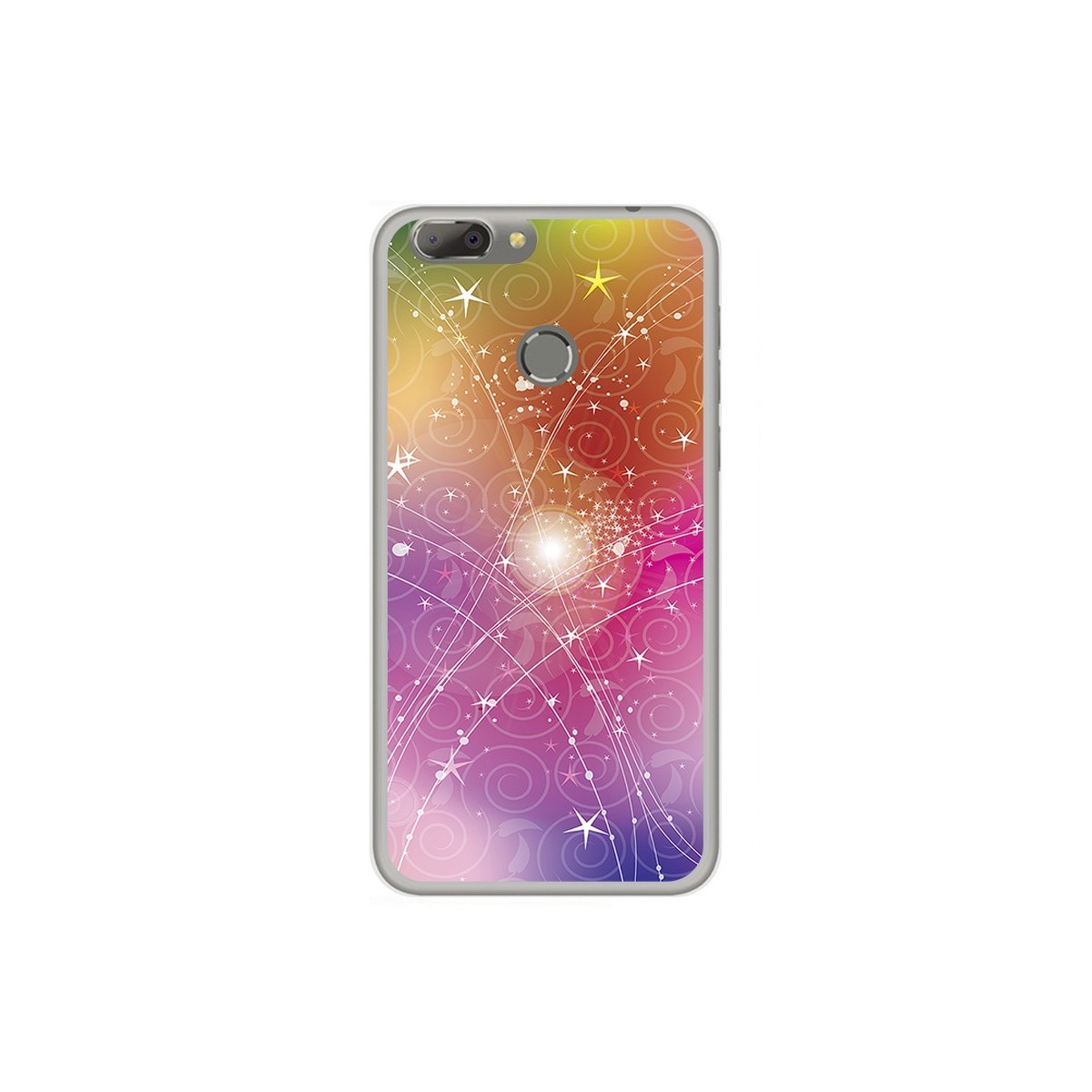 Funda Gel Tpu para Oukitel U20 Plus Diseño Abstracto Dibujos