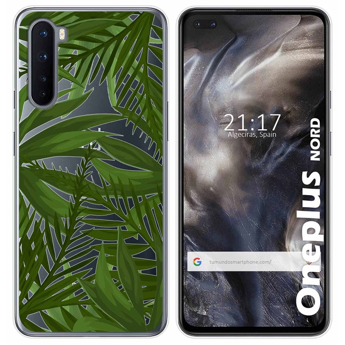 Funda Gel Transparente para OnePlus Nord diseño Jungla Dibujos