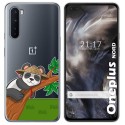 Funda Gel Transparente para OnePlus Nord diseño Panda Dibujos