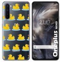 Funda Gel Transparente para OnePlus Nord diseño Pato Dibujos
