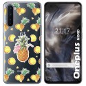Funda Gel Transparente para OnePlus Nord diseño Piña Dibujos