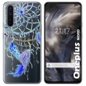Funda Gel Transparente para OnePlus Nord diseño Plumas Dibujos