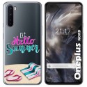 Funda Gel Transparente para OnePlus Nord diseño Summer Dibujos
