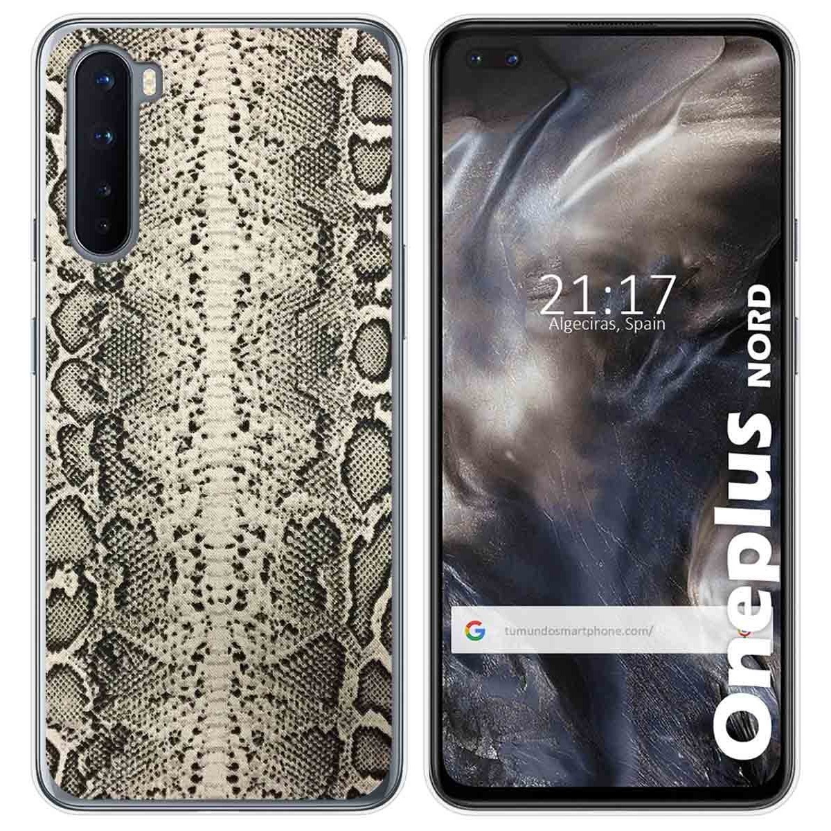 Funda Gel Tpu para OnePlus Nord diseño Animal 01 Dibujos