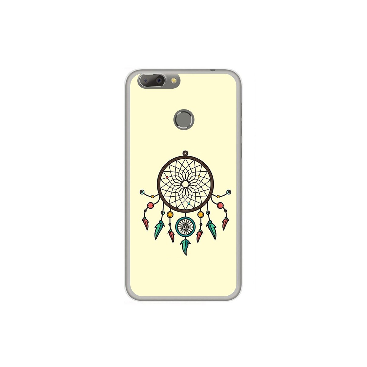 Funda Gel Tpu para Oukitel U20 Plus Diseño Atrapasueños Dibujos
