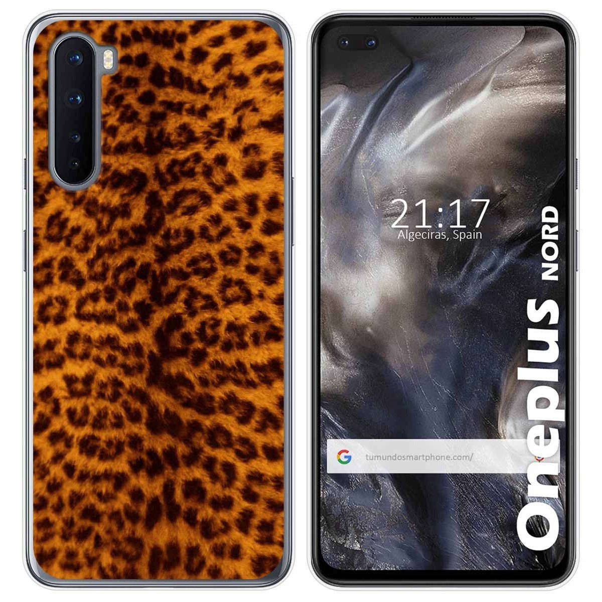 Funda Gel Tpu para OnePlus Nord diseño Animal 03 Dibujos