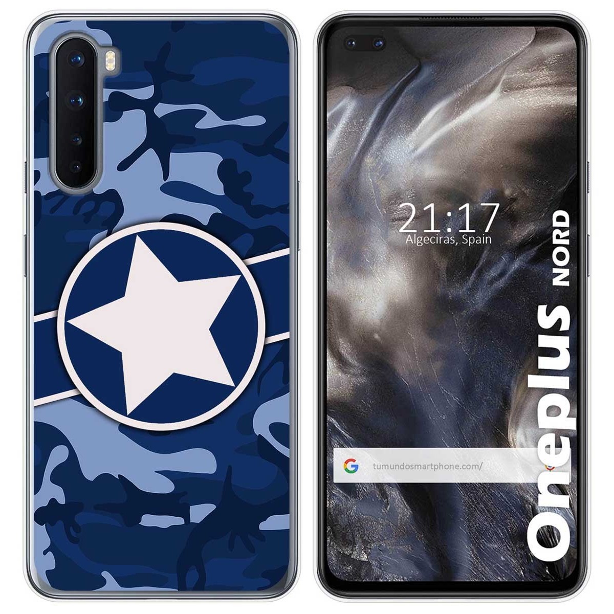 Funda Gel Tpu para OnePlus Nord diseño Camuflaje 03 Dibujos