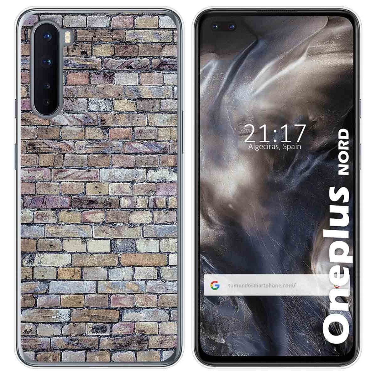 Funda Gel Tpu para OnePlus Nord diseño Ladrillo 02 Dibujos
