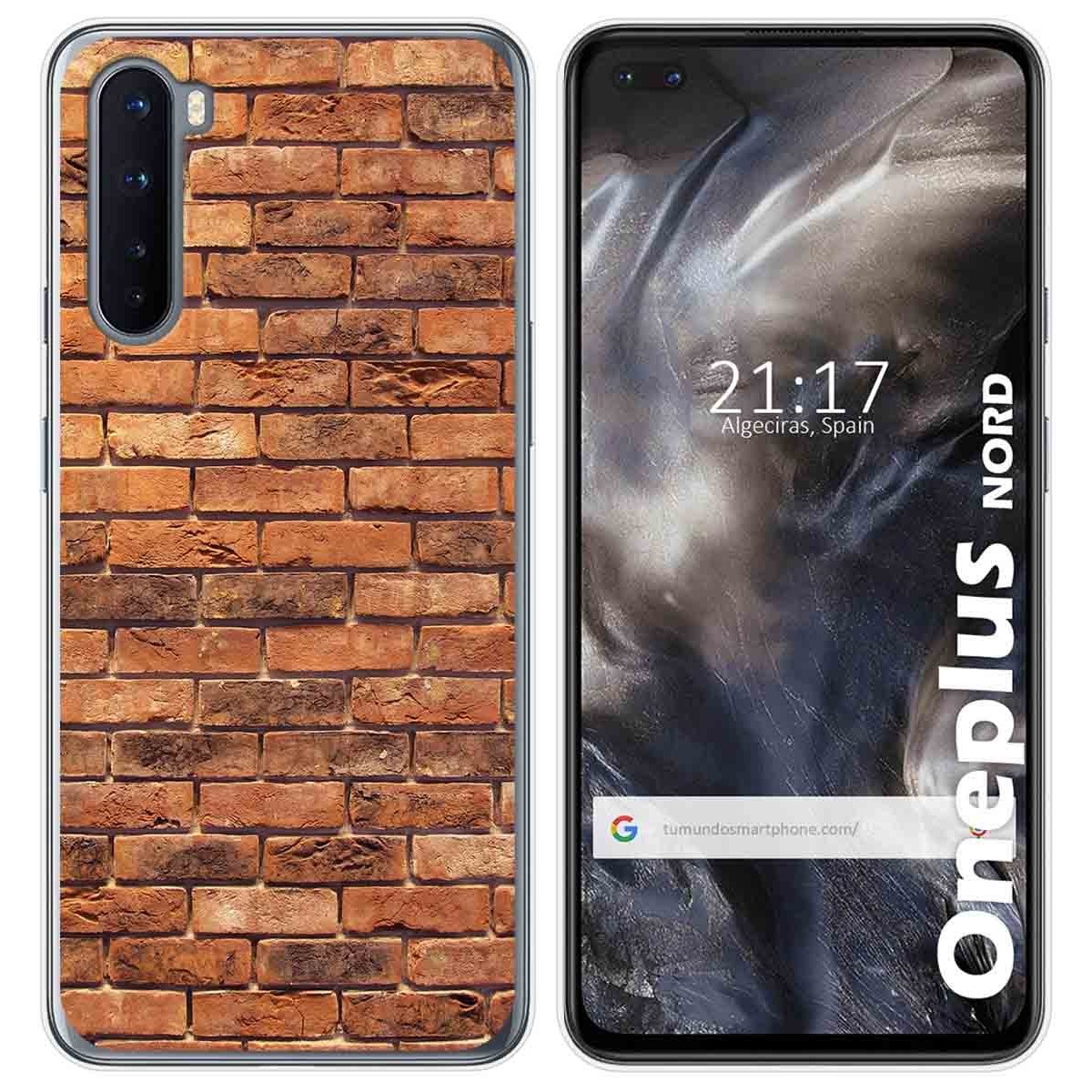 Funda Gel Tpu para OnePlus Nord diseño Ladrillo 04 Dibujos