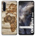 Funda Gel Tpu para OnePlus Nord diseño Madera 07 Dibujos