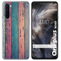 Funda Gel Tpu para OnePlus Nord diseño Madera 10 Dibujos