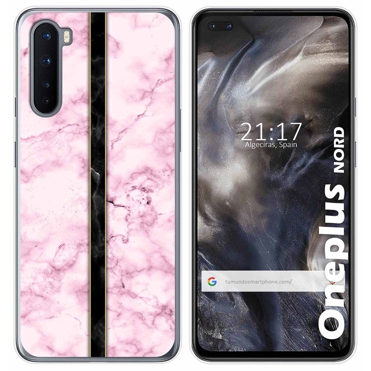 Funda Gel Tpu para OnePlus Nord diseño Mármol 04 Dibujos