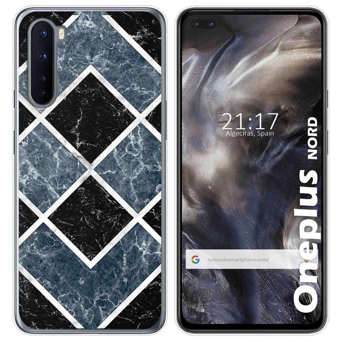 Funda Gel Tpu para OnePlus Nord diseño Mármol 06 Dibujos