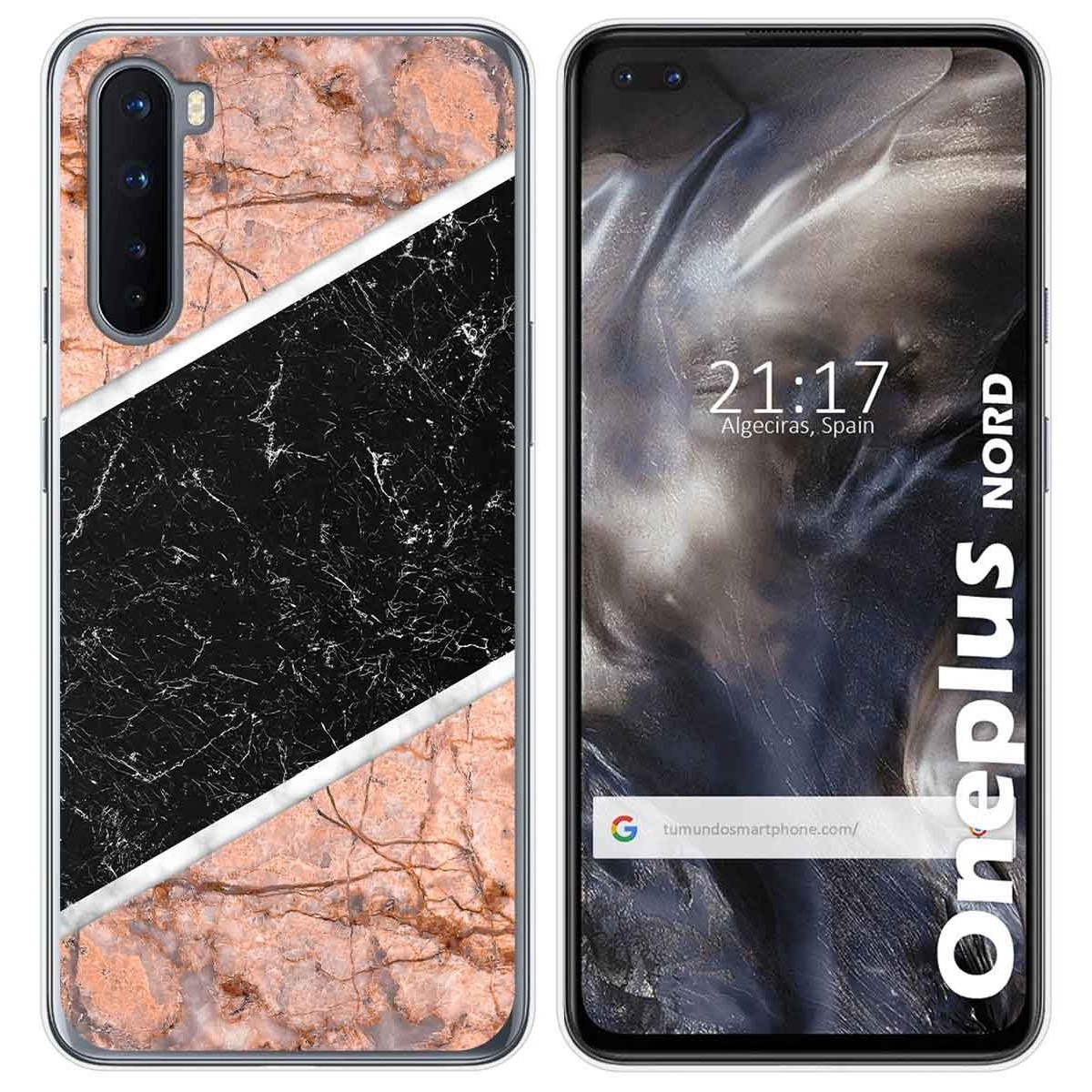 Funda Gel Tpu para OnePlus Nord diseño Mármol 07 Dibujos