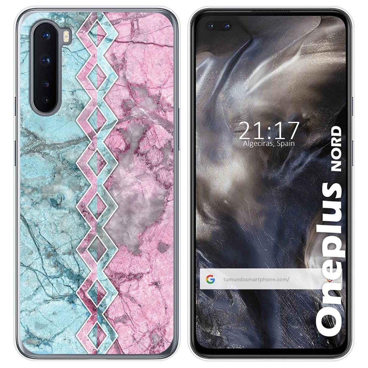 Funda Gel Tpu para OnePlus Nord diseño Mármol 08 Dibujos