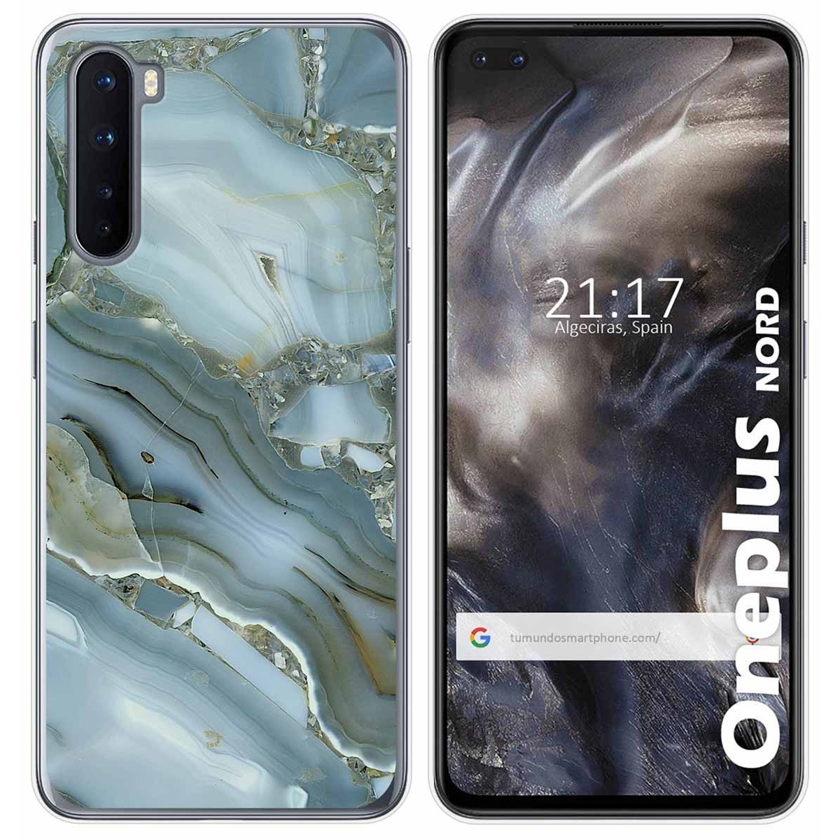 Funda Gel Tpu para OnePlus Nord diseño Mármol 09 Dibujos