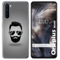 Funda Gel Tpu para OnePlus Nord diseño Barba Dibujos