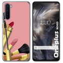 Funda Gel Tpu para OnePlus Nord diseño Brochas Dibujos