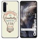 Funda Gel Tpu para OnePlus Nord diseño Creativity Dibujos