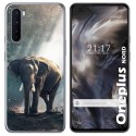 Funda Gel Tpu para OnePlus Nord diseño Elefante Dibujos