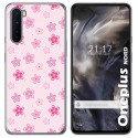 Funda Gel Tpu para OnePlus Nord diseño Flores Dibujos