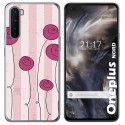 Funda Gel Tpu para OnePlus Nord diseño Flores Vintage Dibujos